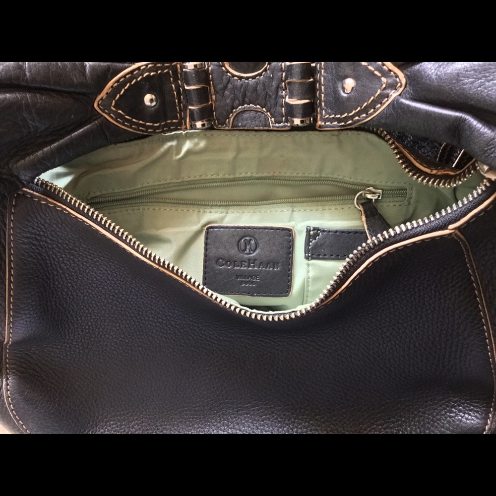 Cole Haan Black Leather Handbag Preowned